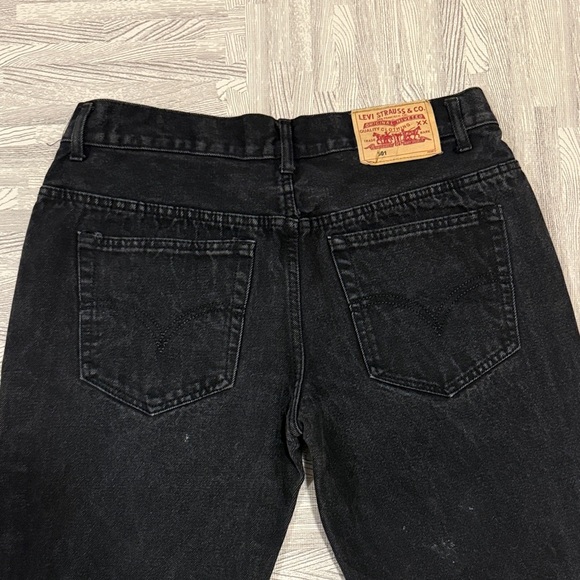 Levi's vintage 501s made in the USA Dark Wash Men's Straight Jeans - Picture 1 of 6